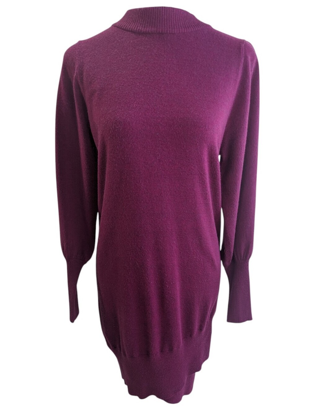 Betsey Johnson Pink Long Sleeve Knit Dress Size Small Flaws